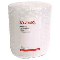 Clearance 12 in. x 30 ft. 0.31 in. Thick Bubble Packaging Perforated Every 12 in. - Clear (12/Carton) Mailing, Packing & Shipping