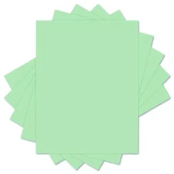 Sale 8.5 in. x 11 in. 20 lbs. Bond Weight Deluxe Colored Paper - Green (10 Reams/Carton) Paper & Printables