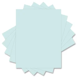 New 8.5 in. x 11 in. 20 lbs. Bond Weight Deluxe Colored Paper - Blue (10 Reams/Carton) Paper & Printables