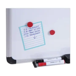 Discount 24 in. x 18 in. Melamine Cork/Dry Erase Board - Tan/White Surface, Aluminum/Plastic Frame Office Presentation Supplies