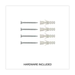 Discount 24 in. x 18 in. Melamine Cork/Dry Erase Board - Tan/White Surface, Aluminum/Plastic Frame Office Presentation Supplies