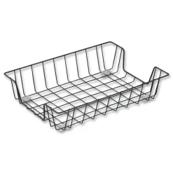 Best 10 in. x 14.13 in. x 3-in Letter Size Files 1 Section Wire Metal Letter Tray - Black Office Furniture & Lighting