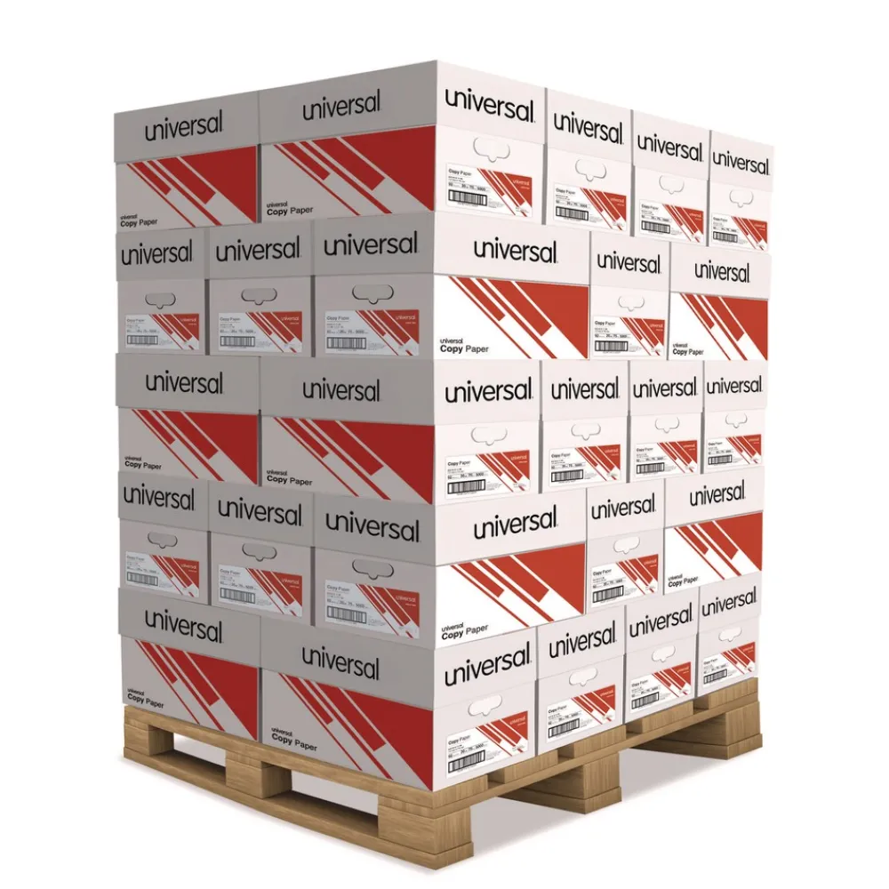 Online 20 lbs. Bond Weight 8.5 in. x 11 in. 92 Copy Paper - Bright White (40/Pallet) Paper & Printables