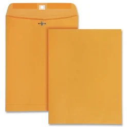 New 10 x 13 Kraft Clasp Envelope, Square Flap, Clasp/Gummed Closure - Brown Kraft (250/Carton) Mailing, Packing & Shipping