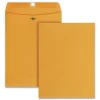 Best 9 x 12 Kraft Clasp Envelope, Square Flap, Clasp/Gummed Closure - Brown Kraft (250/Carton) Mailing, Packing & Shipping