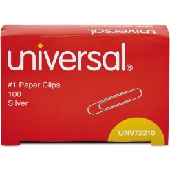 Online No. 1 Smooth Paper Clips - Silver (12/Carton) Paper Clips, Binder Clips, & Fasteners