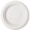 Discount 6 in. Diameter Nourish Molded Compostable Fiber Plate Tableware - White (1000/Carton) Tabletop And Serveware