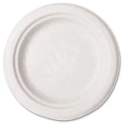 Discount 6 in. Molded Fiber Compostable Tableware Plate - White (1000/Carton) Tabletop And Serveware