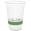 Hot 16 oz. 96-Series Compostable Cold Cup - Clear/Green (1000/Carton) Tabletop And Serveware