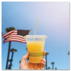 Hot 96 Series Compostable Cold Cup Lids (1000/Carton) Tabletop And Serveware