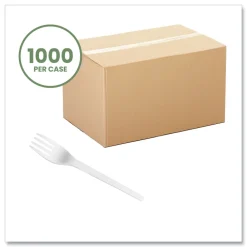 Best Compostable CPLA Cutlery Fork - White (1000/Carton) Tabletop And Serveware