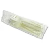 Best Compostable Fork/Knife/Spoon/Napkin Cutlery Kits - White (250/Carton) Tabletop And Serveware