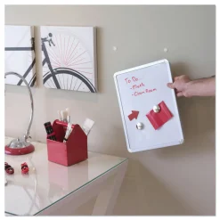 Clearance 0.63 in. Diameter Removable Adhesive Sticky-Back Fasteners - White (75/Pack) Paper Clips, Binder Clips, & Fasteners