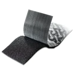 Clearance 2 in. x 15 ft. Industrial-Strength Heavy-Duty Fasteners with Dispenser Box - Black (1-Roll) Tapes & Adhesives