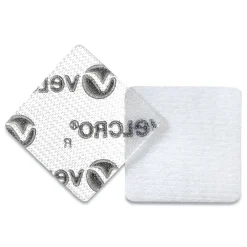 Online 0.88 in. x 0.88 in. Removable Adhesive Sticky-Back Fasteners - Clear (12/Pack) Paper Clips, Binder Clips, & Fasteners