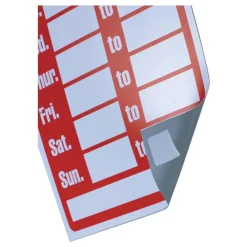 Online 0.88 in. x 0.88 in. Removable Adhesive Sticky-Back Fasteners - Clear (12/Pack) Paper Clips, Binder Clips, & Fasteners