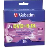 Clearance 8.5 GB 8x DVD R Dual-Layer Recordable Disc - Silver (5/Pack) Office Electronics & Batteries