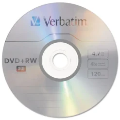Sale 4.7 GB 4x DVD RW Rewritable Disc - Silver (30/Pack) Office Electronics & Batteries