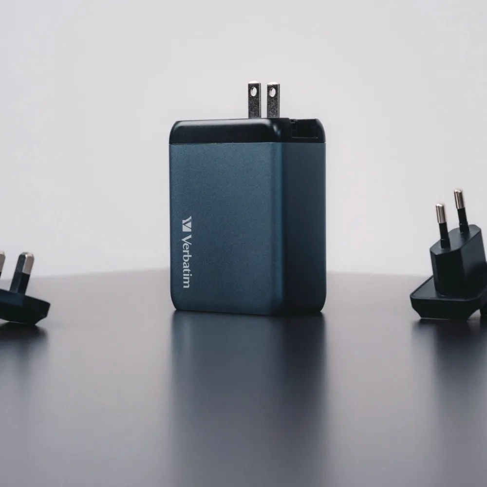 Online 200 Watts 4-Port GaN Wall Charger - Black/Gray Office Electronics & Batteries