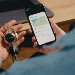 Sale My Finder Bluetooth Coin Tracker for Apple iOS - Black Office Electronics & Batteries