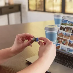 Online Store n' Go Dual USB 3.2 Gen 1 Flash Drive for USB-C Devices - Blue Office Electronics & Batteries