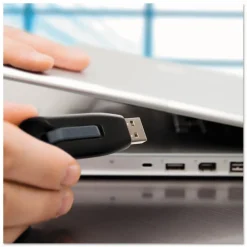 Online Store 'n' Go V3 64 GB USB 3.0 Drive - Black/Gray Office Electronics & Batteries