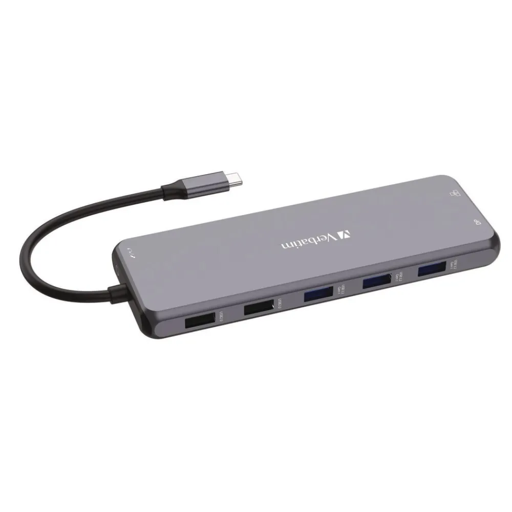 Online USB-C Pro Multiport Hub CMH 13 Port - Gray Office Electronics & Batteries