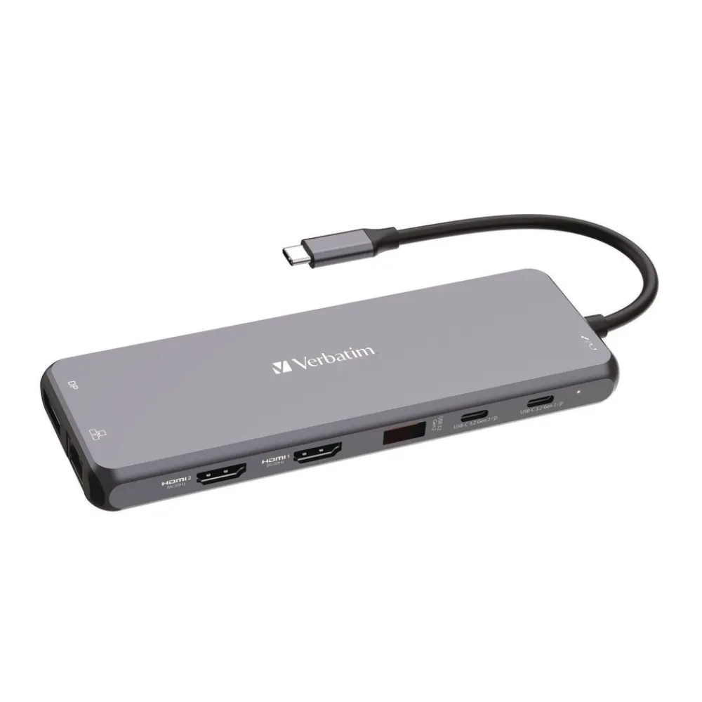 Online USB-C Pro Multiport Hub CMH 13 Port - Gray Office Electronics & Batteries