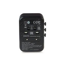 Online UTA-07 3-USB-A/3-USB-C Universal Travel Adapter Office Electronics & Batteries