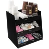 Online 14.5 in. x 11.75 in. x 15 in. Vertical Condiment Organizer - Black Desk Accessories & Office Organizers