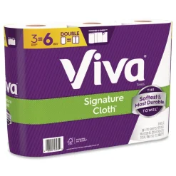 Hot 5.1 in. x 11 in. 1-Ply Signature Cloth Choose-A-Sheet Kitchen Roll Paper Towels - White (8/Carton) Paper & Dispensers