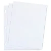 11 x 8.5 Loose Ledger Sheets for Corporation and Minute Book - White (100/Box) Paper & Printables