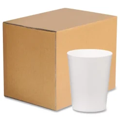 Hot 222001 32 oz Tall Style Foam Bowls - White (250/Carton) Tabletop And Serveware
