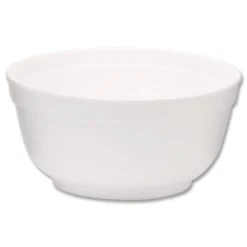 Hot 8 oz Squat Style Foam Bowls - White (1000/Carton) Tabletop And Serveware