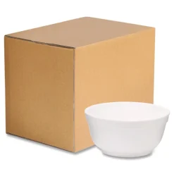 Hot 8 oz Squat Style Foam Bowls - White (1000/Carton) Tabletop And Serveware