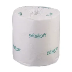 2-Ply Septic Safe Individually Wrapped Rolls Bath Tissue - White (96 Rolls/Carton) Paper & Dispensers