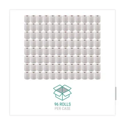 2-Ply Septic Safe Individually Wrapped Rolls Bath Tissue - White (96 Rolls/Carton) Paper & Dispensers