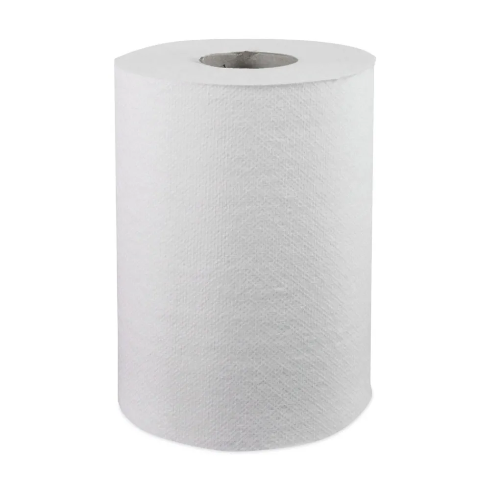 Discount WIN109 1-Ply 8 in. x 350 ft. Hardwound Paper Towel Rolls - White (12 Rolls/Carton) Paper & Dispensers