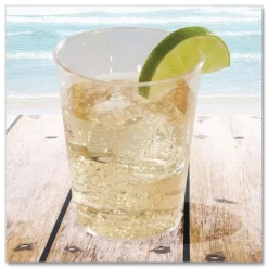 Best Comet 7 oz Plastic Tumbler - Clear, Tall (500/Carton) Tabletop And Serveware