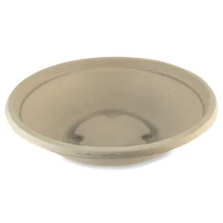 Clearance 7.4 in. x 7.4 in. x 1.9 in. 16 oz. Paper Fiber Bowls - Natural (500/Carton) Tabletop And Serveware