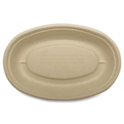 32 oz 9.7 x 5.3 x 1.6 Fiber Paper Burrito Bowls - Natural (300/Carton) Tabletop And Serveware