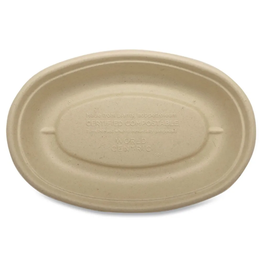 32 oz 9.7 x 5.3 x 1.6 Fiber Paper Burrito Bowls - Natural (300/Carton) Tabletop And Serveware