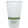 Hot 16 oz. Double Wall Paper Hot Cups - White (600/Carton) Tabletop And Serveware