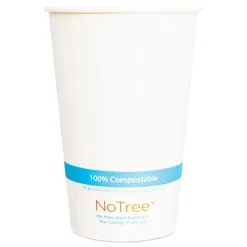 Clearance 16 oz. NoTree Paper Cold Cups - Natural (1000/Carton) Tabletop And Serveware