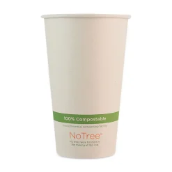 Online 16 oz. NoTree Paper Hot Cups - Natural (1000/Carton) Tabletop And Serveware