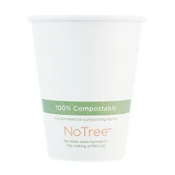 Discount 4 oz. NoTree Paper Hot Cups - Natural (1000/Carton) Tabletop And Serveware
