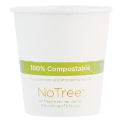 New 10 oz. NoTree Paper Hot Cups - Natural (1000/Carton) Tabletop And Serveware