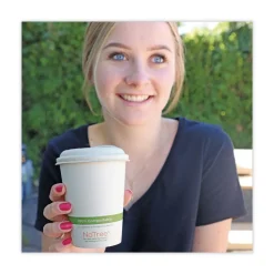 New 10 oz. NoTree Paper Hot Cups - Natural (1000/Carton) Tabletop And Serveware