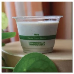 Discount 9 oz PLA Plastic Cold Cups - Clear (1000/Carton) Tabletop And Serveware