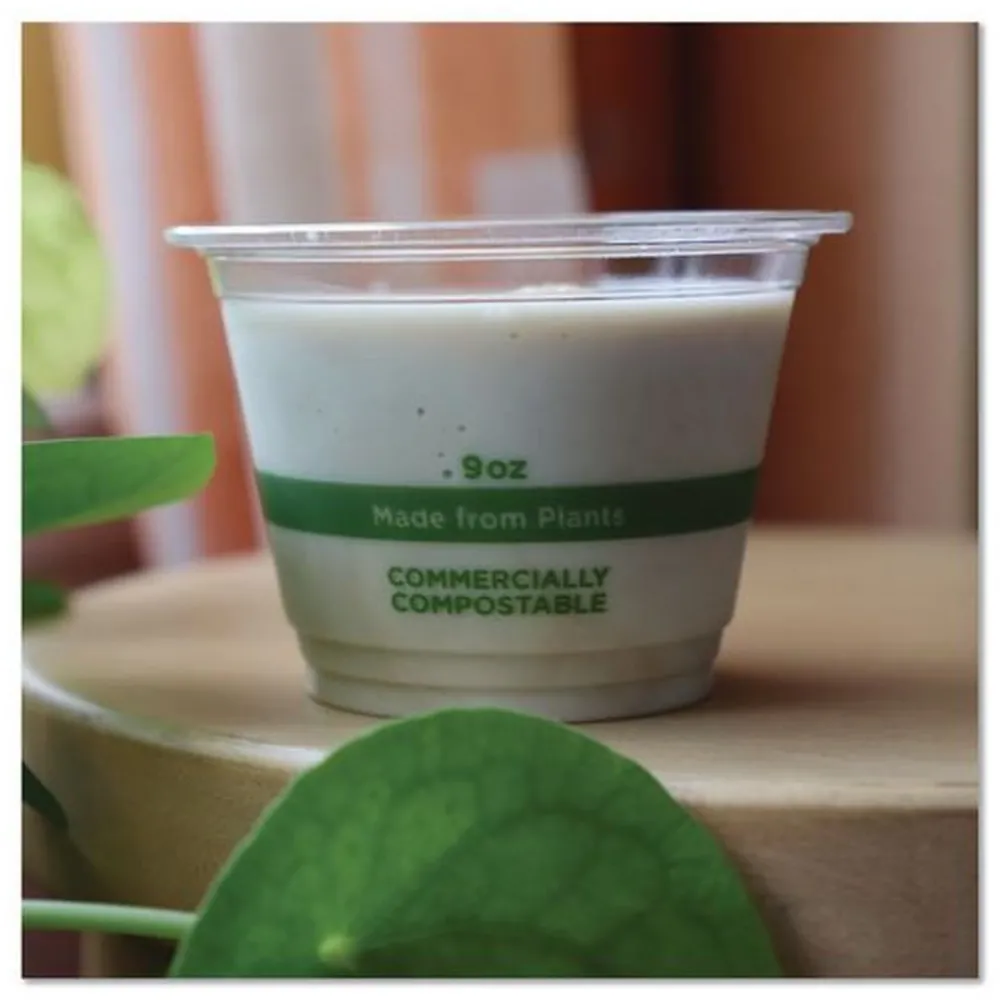 Discount 9 oz PLA Plastic Cold Cups - Clear (1000/Carton) Tabletop And Serveware